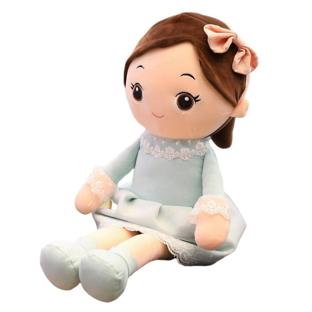 Muñecas de trapo lindas de 40 cm, exquisitas muñecas de trapo, juguete para dormir para niñas, almohada de trapo suave, regalos para decoración de habitaciones
