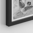 thumbnail image 4 of PixonSign Framed Wall Art Black Botanical Flower Abstract Prints, Set of 4 Nature Wildernes Paintings, Farmhouse Rustic Wall Décor, Adhesive Canvas Poster for Home Decor - 12"x16" Black, 4 of 5