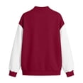thumbnail image 6 of NominalSnug Bomber Jacket for Women Casual Button down Long Sleeve Jackets Colorblock Lightweight Outwear Coat 2026 Fashion Outfits, 6 of 8