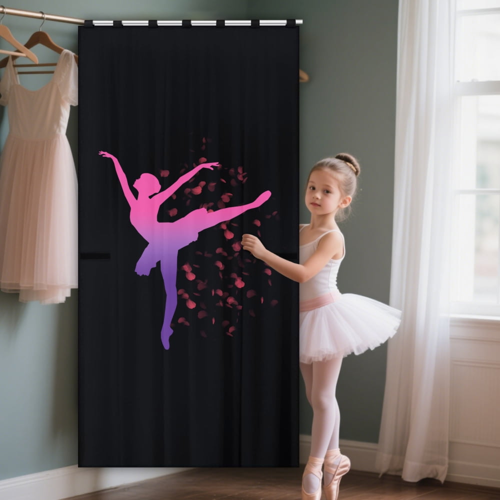 Ksruee Portable Dancer Changing Curtains Rehearsals Dance Screens 59x31.5 Inch Portable Backstage Dancer Changing Curtains Room for Training Competition Outdoor Camping wondeful