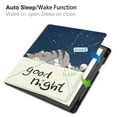 thumbnail image 5 of Folio Flip Case for Amazon Kindle Scribe 10.2" 2022/2024, Standing PU Leather Stand Smart Cover with Auto Sleep/Wake Feature for Kindle Scribe 10.2 2022/2024 with Pen Holder - Lazy Cat, 5 of 9