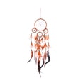 thumbnail image 1 of Adorno colgante naranja de cinco anillos, carillón de viento creativo para regalo de novia, 1 of 5
