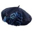 thumbnail image 4 of hengtong Women Hat Cap Comfortable Elegant Gift British Painter Hat Denim Hat, 4 of 9