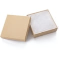 thumbnail image 1 of Geftol Cajas De Regalo De Joyería, Paquete De 96 Cajas De Joyería De Cartón De 3,5 X 3,5 X 1 Pulgada, Pequeñas Cajas De Regalo Para Joyería, Pendientes, Collares, Pulseras Hechas A Mano (Marrón), 1 of 1