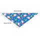 thumbnail image 4 of sweethay Bufanda Triangular Universal para mascotas, lavable, portátil, para decoración del cuello, toallas, pañuelo decorativo para caminar Ropa para mascotas Azul, 4 of 6