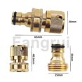 thumbnail image 5 of For Brass 34in Threaded Quick Connector Garden Water Connectoreuropean, 5 of 5