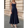 thumbnail image 5 of PRETTYGARDEN Cocktail Dresses for Women Formal Summer Sleeveless A Line Long Flowy Spring Wedding Guest Party Midi Dress, 5 of 7