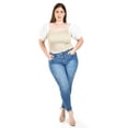 thumbnail image 1 of Jeans skinny con strech Tallas Extras, 3921 (Azul medio) azul 40, 1 of 5