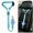 Light Blue, variant on Dog Seat Belt Harness for Car, Restraint Adjustable with Elastic Bungee Buffer Headrest for Vehicle, 360 Degree Swivel Nylon Pet Safety Seat Belts Car Harness