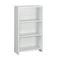 thumbnail image 3 of Mainstays Westley 3 Shelf Bookcase, White Finish, 3 of 14