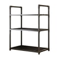 thumbnail image 2 of Weloille Multi Layer Kitchen Storage Trolley, Rolling Utility Cart with Wheels, Heavy Duty Metal Organizer Rack, Movable Standing Shelf for Bathroom Microwave and Living Room Storage, 2 of 6