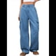 thumbnail image 2 of Pantalones Vaqueros Holgados para Mujer, Elásticos, Sueltos, de Cintura Alta y Pierna , Estilo Años 90, Y2K Azul Vaquero L, 2 of 10