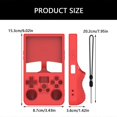 thumbnail image 3 of Protector Cover for R36 Protective Case Scratchproof Shell Game Console Silicone Case Gamepad Sleeve with Lanyard Red, 3 of 5