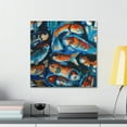 thumbnail image 3 of Fish in the Current - Canvas, 3 of 10