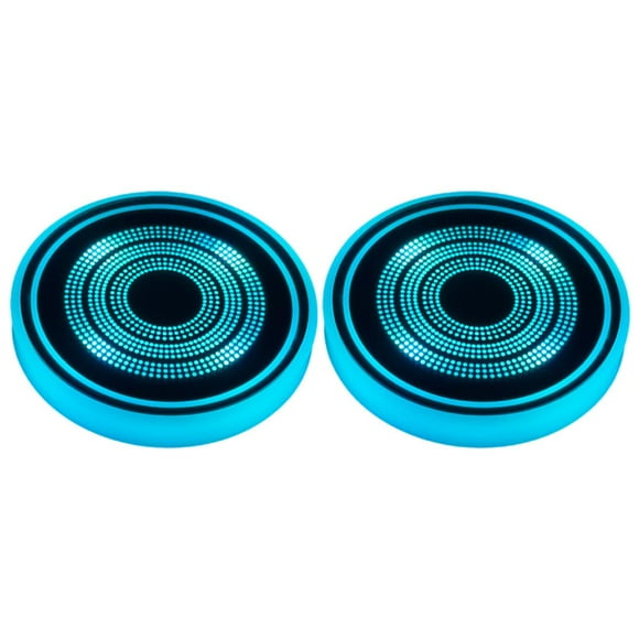 Daily Mix Store Car LED Luminous Water Cup Pad Auto Cup Coaster slip Interior Atmosphere Light Pad Mats Decor
