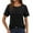 Black, variant on Women Blouses Dress Tops for Women Business Casual Summer plus Size Blouse under 15 T Shorts 5x Womens Dress Shirt Figs Top plus Size Womens Tee Shirts Long Sleeve Button up Hot Gear Vest Black 2XL