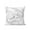 White, variant on 1 Pack Outdoor Throw Pillow, Black White Shark Waterproof Pillow with Insert Included, Modern Line Abstract Art Decorative Accent Cushion Sofa Pillows for Patio Porch, 16 x 16 In