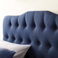 thumbnail image 3 of Modway Annabel Queen Upholstered Polyester Fabric Headboard in Navy, 3 of 9