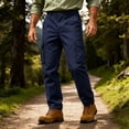thumbnail image 6 of Cargo Pants for Men Casual Elastic Waist Work Pants, 6 of 9