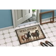 thumbnail image 2 of Carolines Treasures SB3059MAT Welcome Mat with Horses Indoor or Outdoor Mat, 2 of 4
