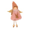 thumbnail image 1 of Matsuzay Bonitos colgantes navideños, divertidas decoraciones para árboles de Navidad, muñeca de dibujos animados, juguete colgante portátil Kits de decoración para fiestas Rosado, 1 of 6