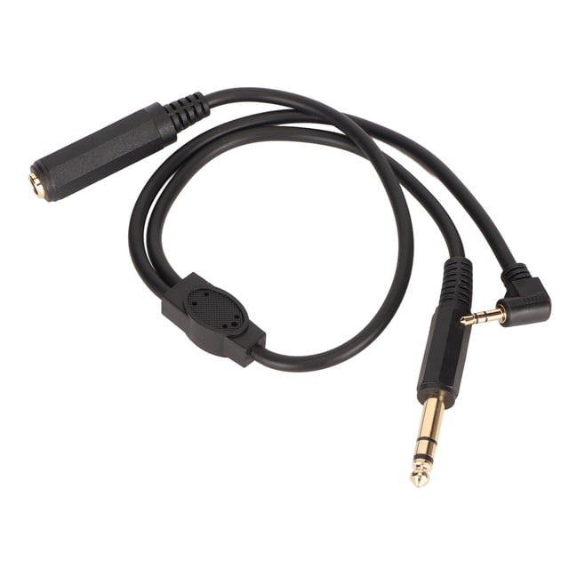 Cable hembra de 635 mm a macho de 635 mm y macho de 35 mm cable divisor en Y estéreo de doble canal de 50 cm para dispositivos de sonido
