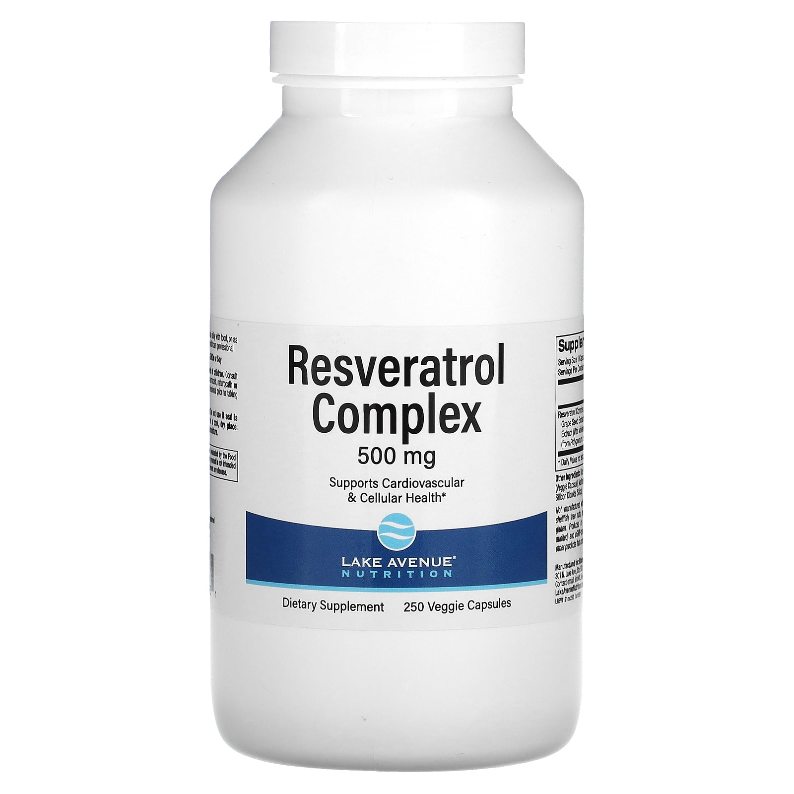 Resveratrol, Antioxidant Complex, Grape Seed Extract, Resveratrol & Red