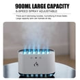 thumbnail image 6 of Humidifiers for Bedroom 10h Timer 900ml Aromatherapy Essential Oil Diffusers 6 Mist Modes Portable Dynamic Small Desk Humidifiers with 7-color Lights 6 Humidifier Sticks for Bedroom Office Travel, 6 of 9