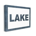 thumbnail image 4 of Stupell Industries Minimal Lake Phrase Typography Painting Gallery Wrapped Canvas Art Print Wall Art, 30 x 24, 4 of 8