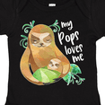 thumbnail image 4 of Inktastic My Pops Loves Me- Cute Sloth and Baby Boys or Girls Baby Bodysuit, 4 of 5
