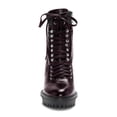 thumbnail image 4 of Vince Camuto Ermania Warm Dark Red Block Heel High Heel Lace Up Platform Boots (Dark Red, 7), 4 of 6