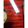 thumbnail image 2 of Minor Error-Top Solid Mahogany Acoustic Electric Guitar Built-in Tuner Cutaway Red PPL6873, 2 of 10