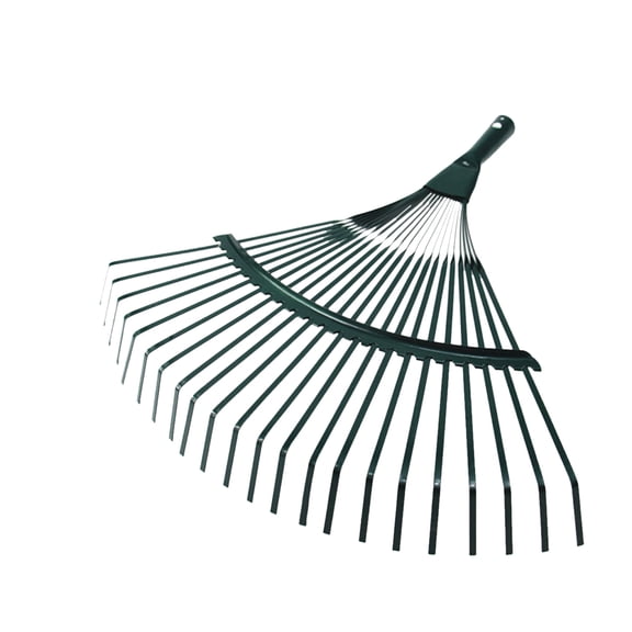 LOLIPPYY 2-Pack Garden Hand Rakes for Leaf Removal, High-Carbon Steel Lawn and Garden Tools Set