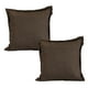 thumbnail image 1 of Cojin Decorativo Cuadrado Set de 2 Bless Chocolate, 1 of 4