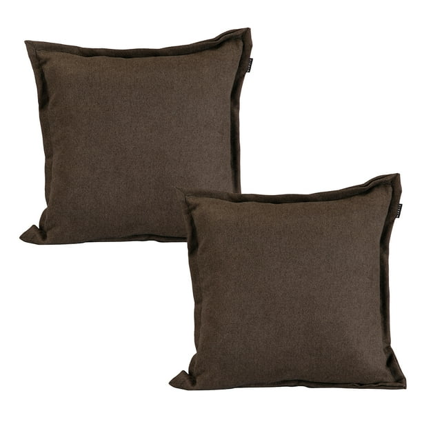 Cojin Decorativo Cuadrado Set de 2 Bless Chocolate