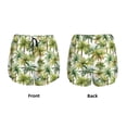 thumbnail image 6 of Sigee Green Hawaii Palms for Women's Athletic Shorts High Waisted Running Shorts Pocket Sporty Short Gym Elastic Workout ShortsLarge, 6 of 9