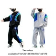 thumbnail image 2 of Qarigey Ropa de otoño para niños, camiseta de algodón con letras, pantalones, sudadera deportiva, pantalones de chándal, chándal de moda conjuntos de ropa Gris ciento veinte, 2 of 6
