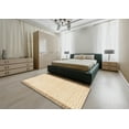 thumbnail image 4 of Ahgly Company Indoor Round Abstract Khaki Gold Solid Area Rugs, 6' Round, 4 of 6