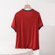 thumbnail image 4 of mfyjkho Tops Para Mujer, Blusa Informal De Cuello Redondo De Manga Corta Y Color Liso Para Mujer, De Gran Tamaño Y Moda Tops De Gimnasio Para Mujer Xxxxxl, 4 of 6