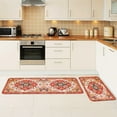 thumbnail image 6 of Boho Kitchen Rug Rectangle Red Kitchen Rugs Kitchen Rugs Non Slip Washable 2 Sets Washable Kitchen Rugs Farmhouse Style Easter Kitchen Rugs Throw Rugs for Kitchen Colorful White Long Rugs, 6 of 6