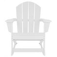thumbnail image 1 of Keller HDPE Plastic Outdoor Rocking Chair in White, 1 of 6