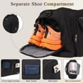 thumbnail image 3 of URSOFINE Sports Bag & Travel Bag Foldable, 30L Waterproof Gym Bag With Shoe Compartment For Women & Men, Hand Luggage Bag, Weekender Travelite For Gym Sports Training Bag Travel, 3 of 7