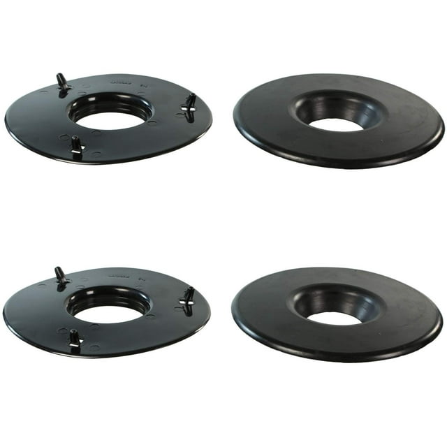 Pair Set of 2 Rear Coil Spring Insulators for Jeep TJ Wrangler 97-06
