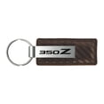 thumbnail image 1 of Nissan 350Z Carbon Fiber Leather Key Chain (Taupe), 1 of 2