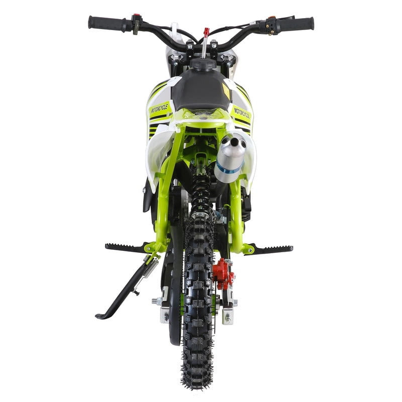 Mini Dirt Bike,49cc Gas Powered 2 Stroke Off Road Trail Bike for Kids and Adults, Kids Dirt Bike Gas Power Motocross,Off Road Mini Motorcycle,Pocket Motorbike with Front Rear Disc Brakes