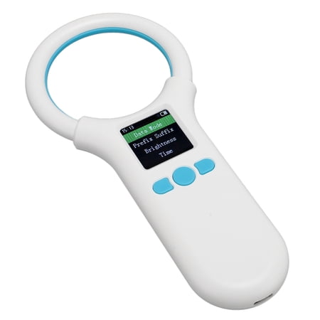 Yajisi Animal Microchip Scanner USB 1.44 Inch TFT LCD Pet ID Tag Reader 134.2KHz 125KHz EMID FDX-B Handheld Barcode Scanner for Dog Cat Pig 7.87 x 4.72 x 0.79 inches / 20.0 x 12.0 x 2.0 cm