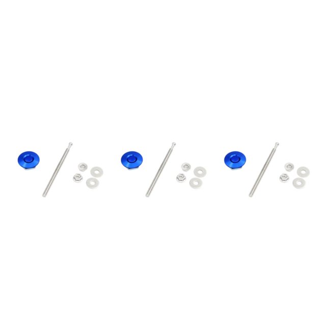 ZheElen Lightweight And Stylish Hood Lock For Car Modification Multiple Sizes blue DP17-32 3Set