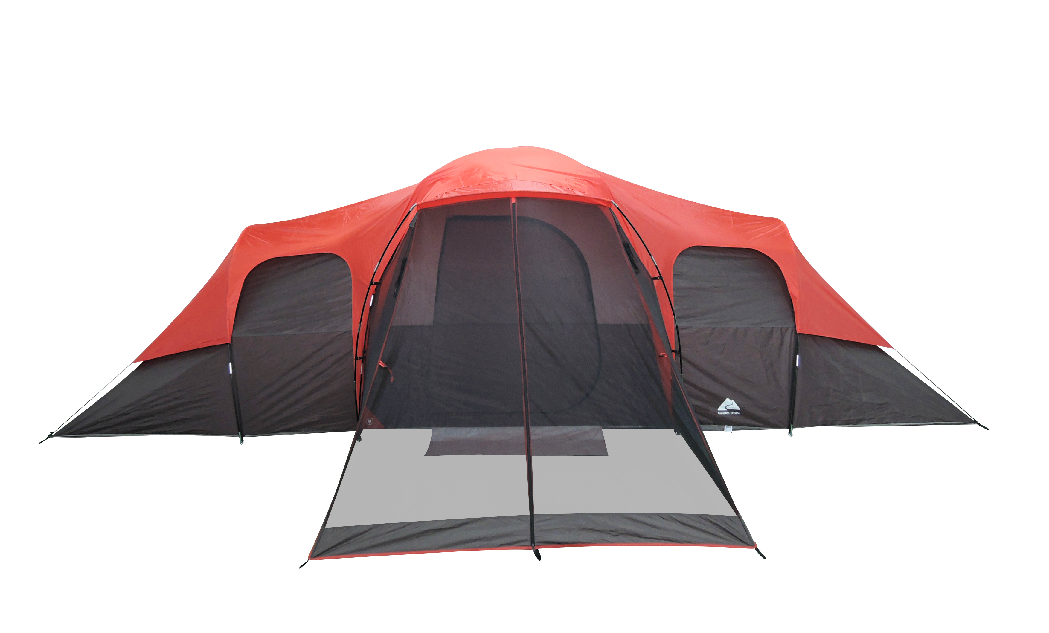 Carpa Familiar para 10 Personas Ozark Trail, Rojo/Negro/Gris Cálido 3