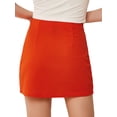 thumbnail image 3 of Lovito Casual Plain Twisted Skirts, 3 of 5