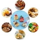 thumbnail image 4 of BRILLAR Bolsas transparentes para dulces con lazos de colores variados - Paquete de 50 - Bolsas de plástico transparente para dulces, galletas, refrigerios - Perfectas para cumpleaños y el, 4 of 5